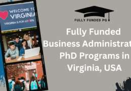 Fully Funded Business Administration PhD Programs in Virginia, USA