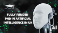 5 Fully Funded PhD in Artificial Intelligence in UK