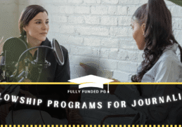 Fellowship Programs for Journalists