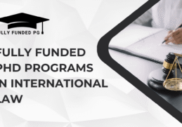 Fully Funded PhD Programs in International Law in the UK